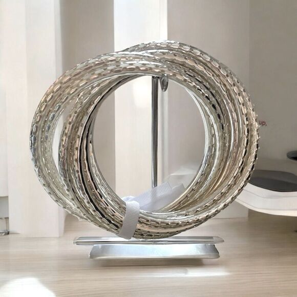 ⭐️⭐️NWT JULES SMITH Silver Twisted Bracelet Set - Picture 2 of 2